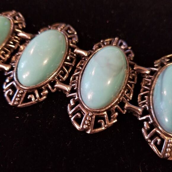 KARU Acre Vintage Faux Turquoise Bracelet - Picture 6 of 8